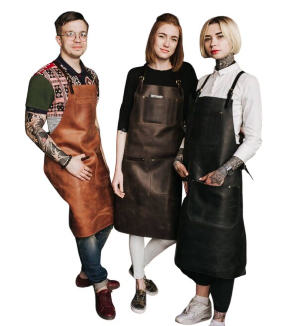 EmpowerHer Leather Craft Apron: Versatile BBQ and Bartender Apron