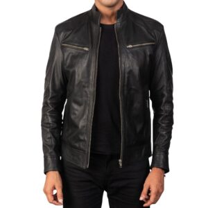 Urban Rider's Black Zippered Jacket