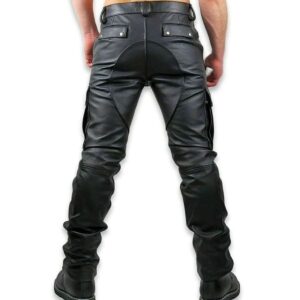 Original Leather Pants Timeless Style for Gents Back