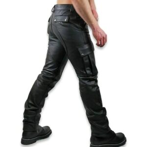 Original Leather Pants Timeless Style for Gents Side