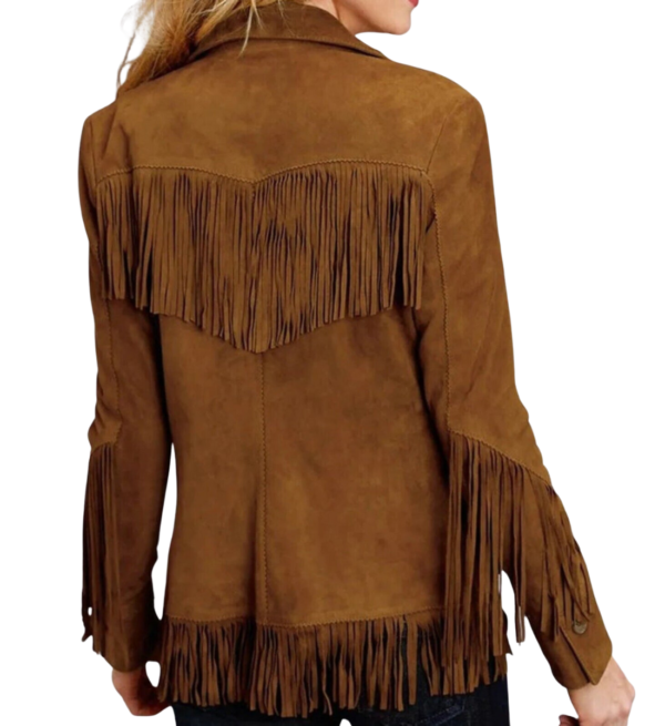 Rustic Charm Women's Fringe Jacket