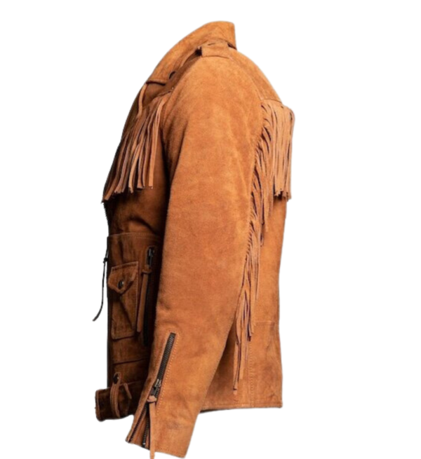 Cowboy Chic: The Ultimate Men's Western Fringe Jacket