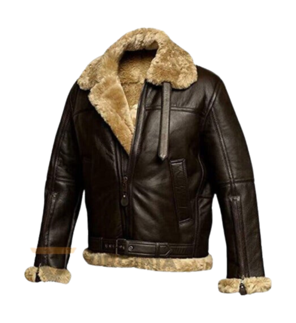 Authentic Sheepskin B3 Bomber Jacket for Men