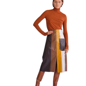 Luxurious Leather Pencil Skirt for Women