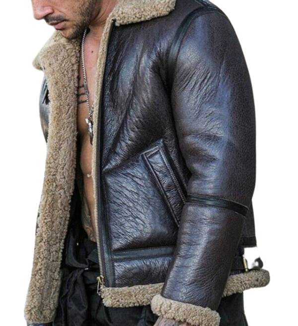 Classic Men's Shearling B3 Bomber Jacket