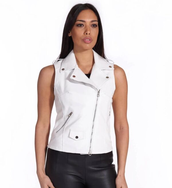 White Leather Vest: A Must-Have for Women