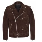 Paul Mescal Inspired Dark Brown Suede Leather Jacket made from premium suede leather with a classic tailored fit.