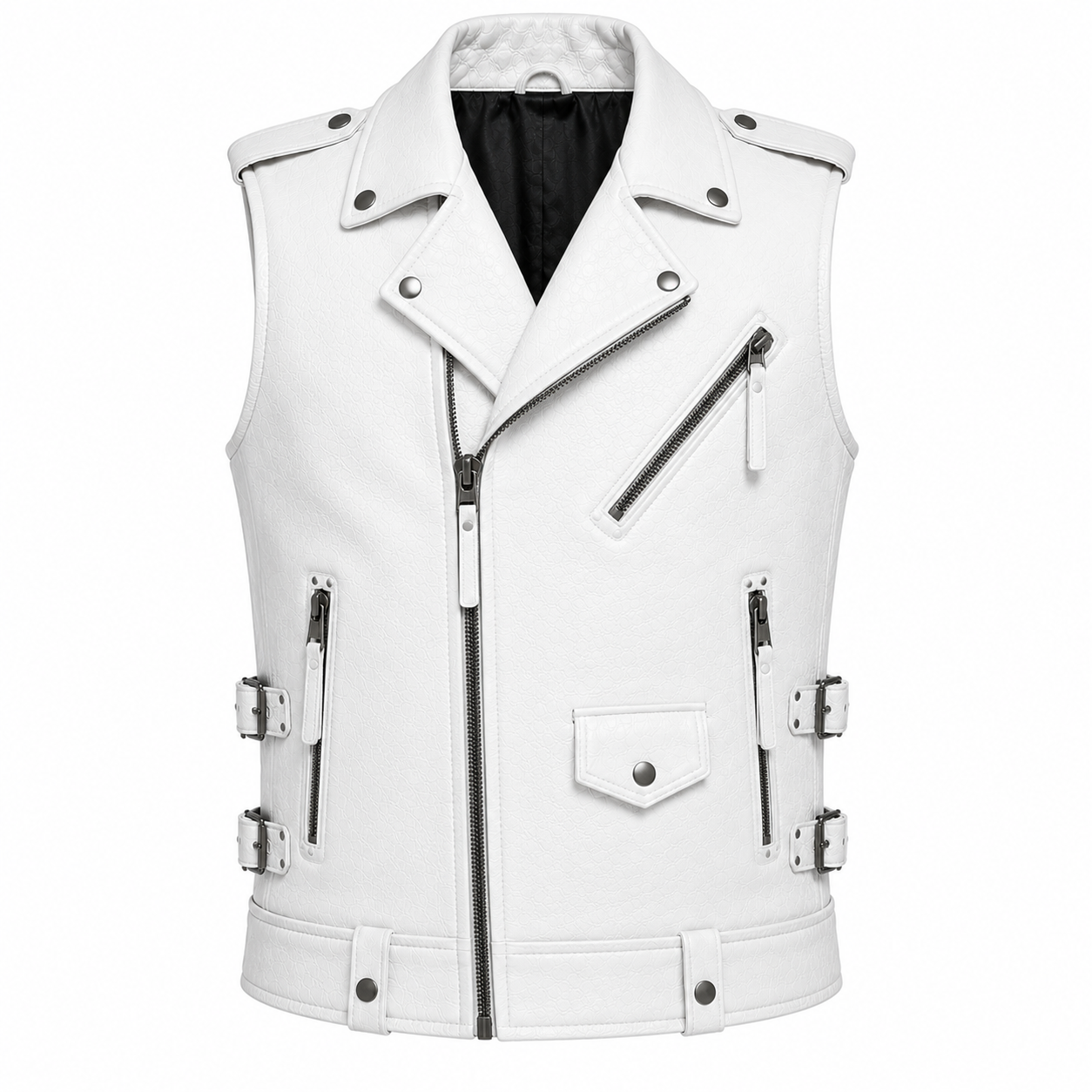 white-leather-moto-vest-for-men.jpg Men’s White Leather Motorcycle Waistcoat